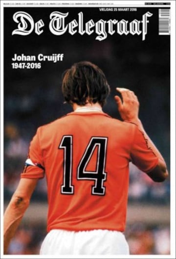Todos los medios deportivos se acuerdan de Johan Cruyff