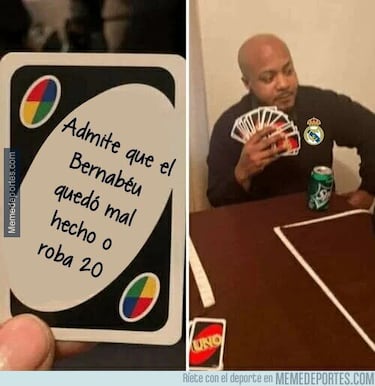 El techo del Bernabéu, protagonista de los memes de Primera