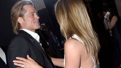 Brad Pitt y Jennifer Aniston en los Screen Actors Guild Awards en The Shrine Auditorium, CA. Enero 19, 2020.