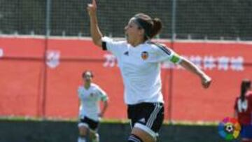 Claudia Zornoza celebra un gol.
