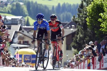 Mikel Landa y Van Garderen 