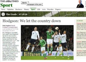 Portadas de la prensa extranjera