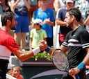 Cilic se rinde a Del Potro: "Qué habrías sido si la suerte y las lesiones fueran más amables"