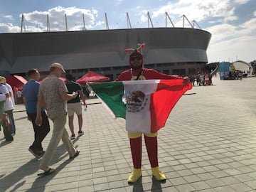 El color previo al México vs Corea del Sur