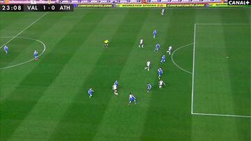 El gol de Alcácer vino de fuera de juego y se discute el penalti