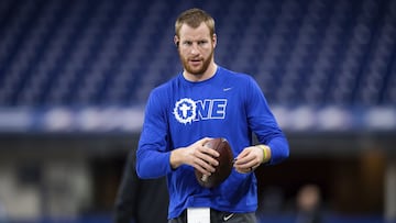 Tras un año en Indianapolis e incapaz de liderar a los Colts a los playoffs, Wentz competirá por la titularidad de los Commanders.