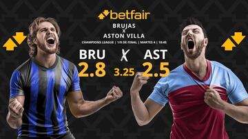 Club Brujas vs. Aston Villa: horario, dónde ver, pronósticos y cuadro