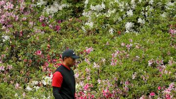AUGUSTA, GA - APRIL 08: Tiger Woods of the United States walks the sixth hole during the final round of the 2018 Masters Tournament at Augusta National Golf Club on April 8, 2018 in Augusta, Georgia. Patrick Smith/Getty Images/AFP
== FOR NEWSPAPERS, IN