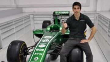 Sergio Canamasas con el Caterham