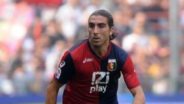 Chico, con el Génova.