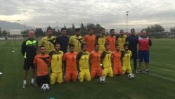 Al Ahli entrenó en La Cisterna