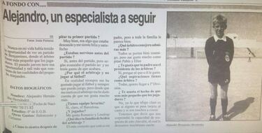 Hernández Hernández, de niño, se confesaba seguidor del Barça