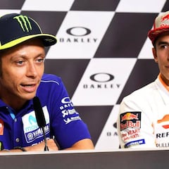 Rossi, de Márquez: "Tenemos que mirarlo y aprender"