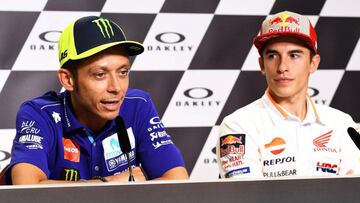 Rossi y M&aacute;rquez en Mugello.