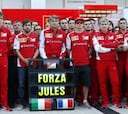 Los pilotos de F1 envían "fuerza" a Bianchi desde Sochi