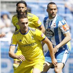 Deportivo 1-1 Cádiz: resumen, goles y resultado del partido