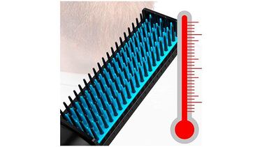 Encontramos el cepillo alisador de barbas definitivo con púas 3D antiquemaduras
