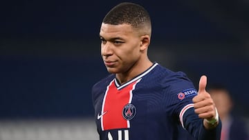 Mbapp&eacute;, en un partido del PSG.