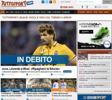 Portadas de la prensa extranjera