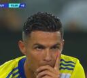 Del éxtasis al drama: la reacción de Cristiano cuando le anulan el gol en los 96'