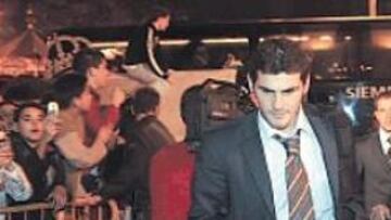 <b>RECIBIMIENTO. </b>Casillas fue uno de los jugadores más vitoreados.