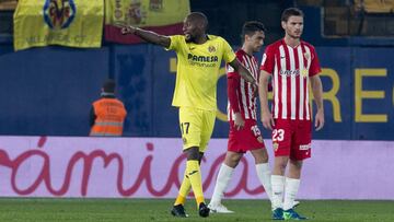El Villarreal destroza al Almería con cuatro goles de Ekambi
