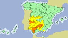 Nivel naranja por temperaturas máximas