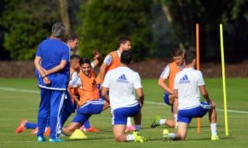 El Chelsea de Falcao y Cuadrado se prepara para la final de la Community Shield