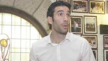 <b>EL PRESIDENTE. </b>Fernando Sanz, en el Asador Donostiarra de Madrid.