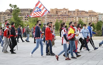 El Atleti recibió la copa de campeón de LaLiga 2020-21