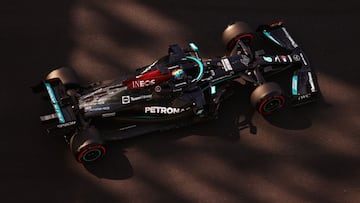 Lewis Hamilton (Mercedes W12). Yas Marina, Abu Dhabi. F1 2021.
