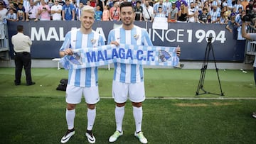 El Málaga presenta a su nuevos puñales: Keko y Jony