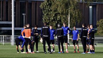 Entrenamiento de la Real en Eindhoven