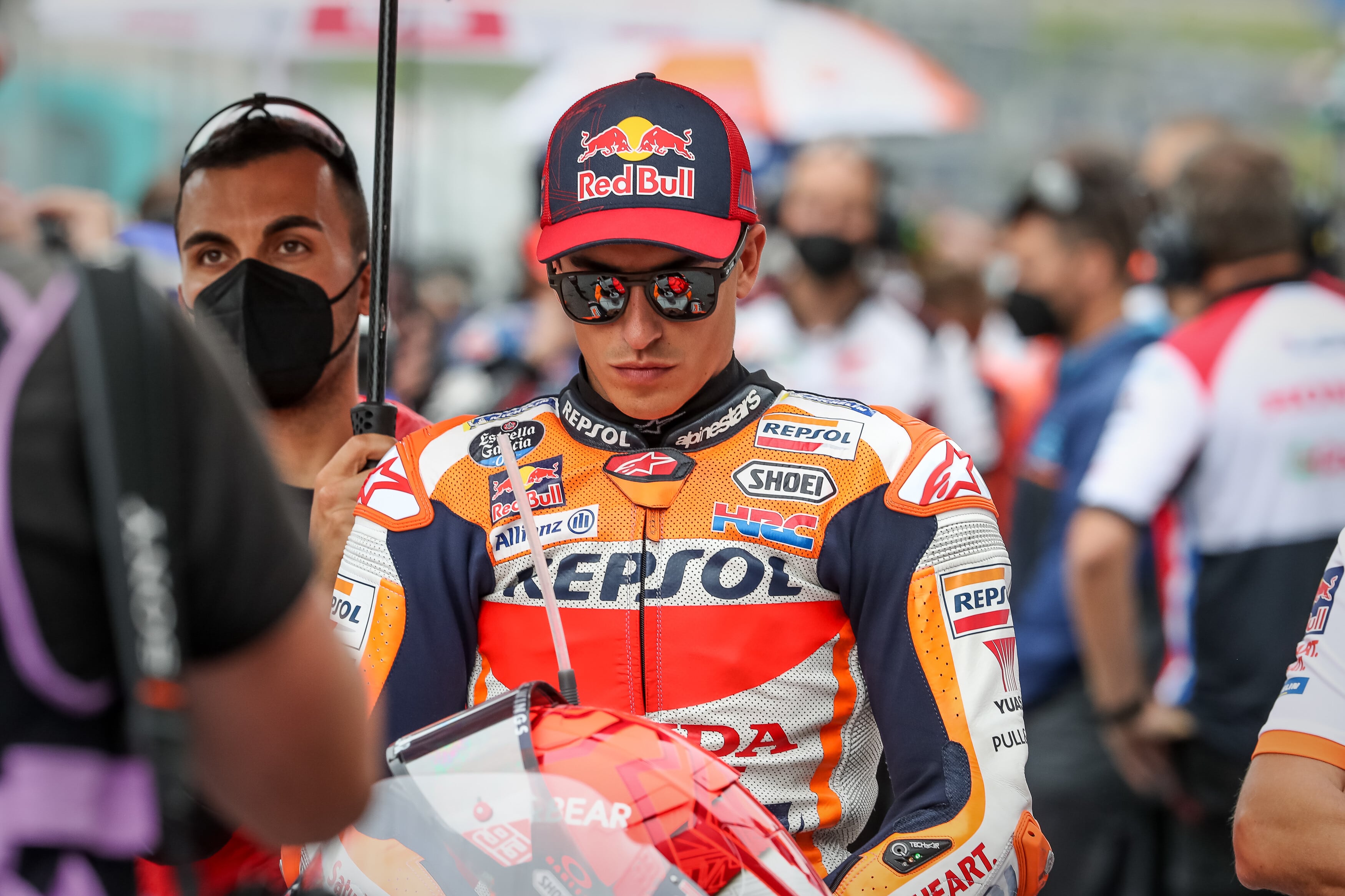 Marc Márquez durante su etapa con el Repsol Honda en MotoGP.