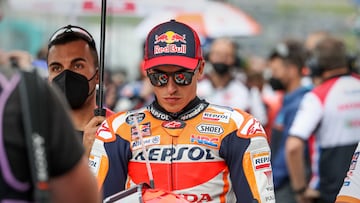 Marc Márquez durante su etapa con el Repsol Honda en MotoGP.