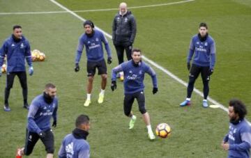 Cristiano Ronaldo, Benzema y Zidane.