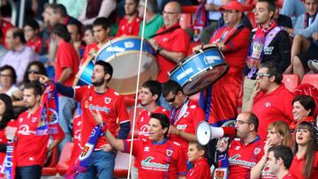 Aficionados del Numancia.