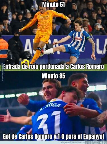 Las derrotas del Madrid y del City, protagonistas de los memes de la jornada