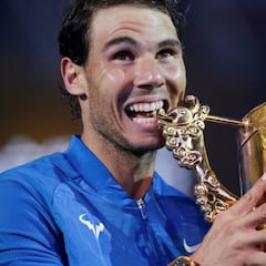 Nadal no cae en la trampa de Kyrgios y suma su 75º título