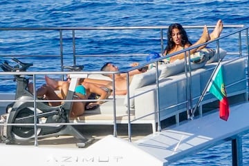 Cristiano Ronaldo y Georgina Rodríguez disfrutaron en las Islas Baleares de sus vacaciones.