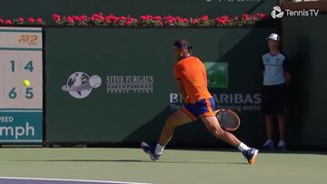 El puntazo cruzado de Rafa Nadal ante Korda que sonó a una remontada anunciada