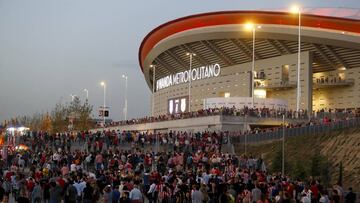 Wanda Metropolitano: siete horas de derbi para toda la afición