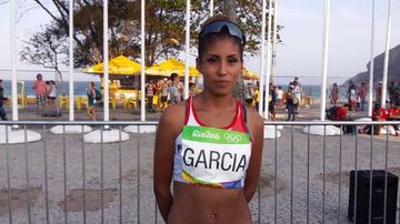 Kymberly García, durante los Juegos Olímpicos de Rio 2016.