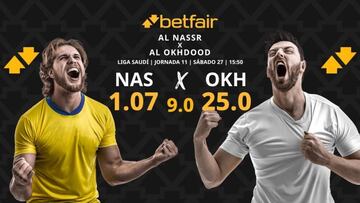 Al Nassr vs. Al Okhdood: horario, dónde ver, pronósticos y clasificación