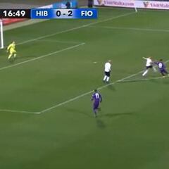 Mira el primer triplete de Luis Muriel con la Fiorentina