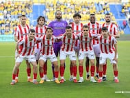 23-03-26. ALINEACIÓN DEL SPORTING EN LAS PALMAS.