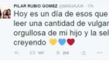 Este fue el mensaje de la madre de James