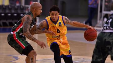 AJ Slaughter, durante el partido ante el Unics Kaz&aacute;n.