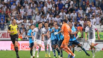 Semifinal Monterrey vs Pachuca termina en bronca