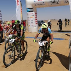 Selu Gómez, primer líder de la 12ª edición de la Titan Desert